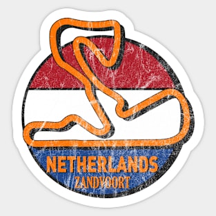 Netherlands Zandvoort Track Sticker